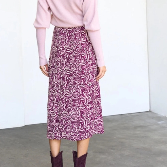 ba&sh Lenny  Hi-Lo Maxi Skirt NWT - Picture 12 of 12